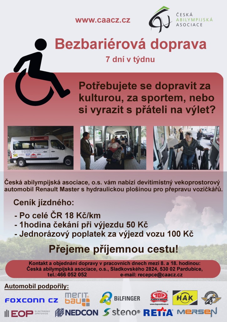 nabídka dopravy CAA