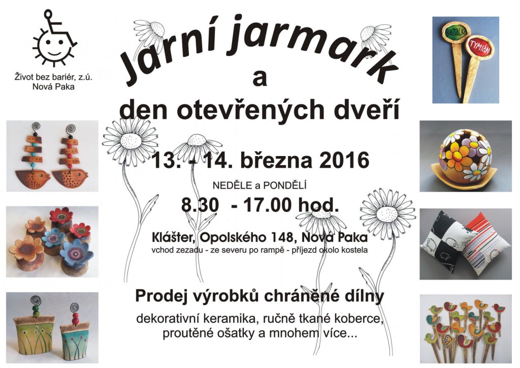 pozvání na jarní jarmark v Nové Pace