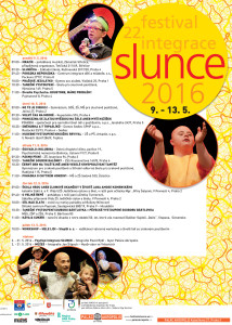 Festival integrace Slunce 2016 - jarní část PLAKÁT