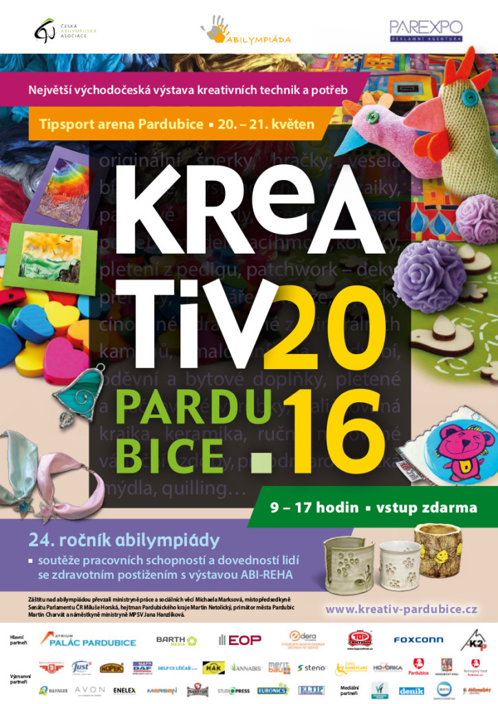 pozvánka na výstavu Kreativ a na abilympiádu